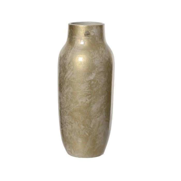 VASO TERRACOTTA ORO BIANCO H.52